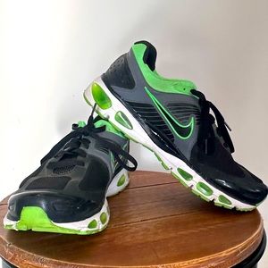 Nike Air Max Tailwind Men’s Size 10.5 Black Green Running Shoes